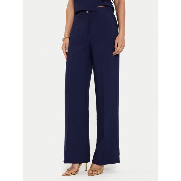 ViCOLO Spodnie materiałowe TB0049 Granatowy Regular Fit