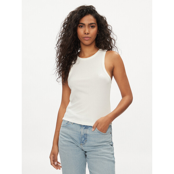 Lee Top 112350212 Écru Slim Fit