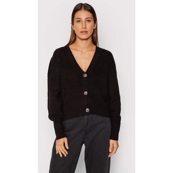 Vero Moda Kardigan Lea 10249632 Czarny Relaxed Fit