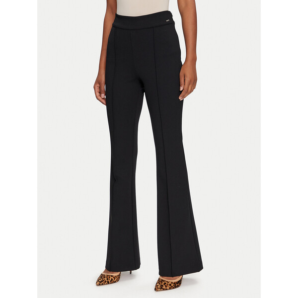 Guess Spodnie materiałowe W4YB01 KCBO2 Czarny Slim Fit