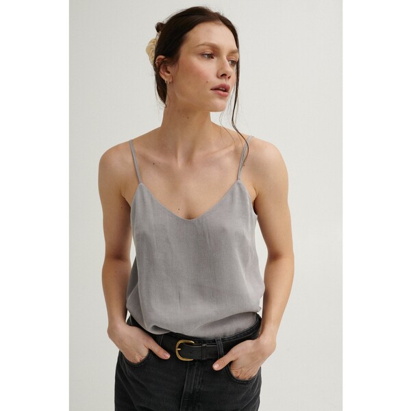 NAGO Bluzka N2025 Srebrny Regular Fit