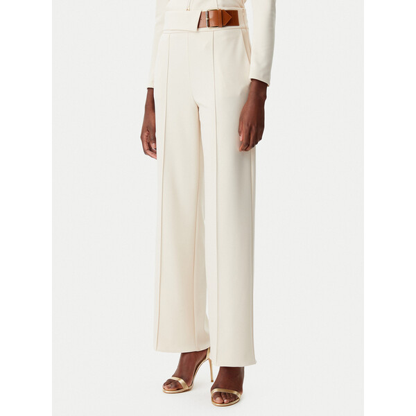 Rinascimento Spodnie materiałowe CFC0122936003 Beżowy Regular Fit