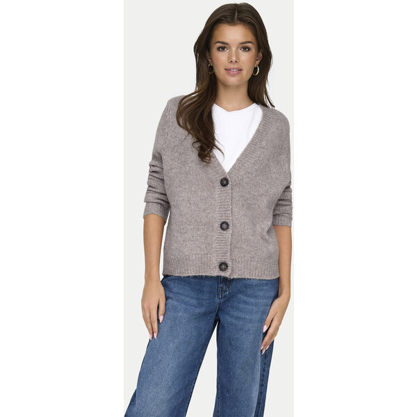 ONLY Kardigan Zoey 15332549 Beżowy Regular Fit