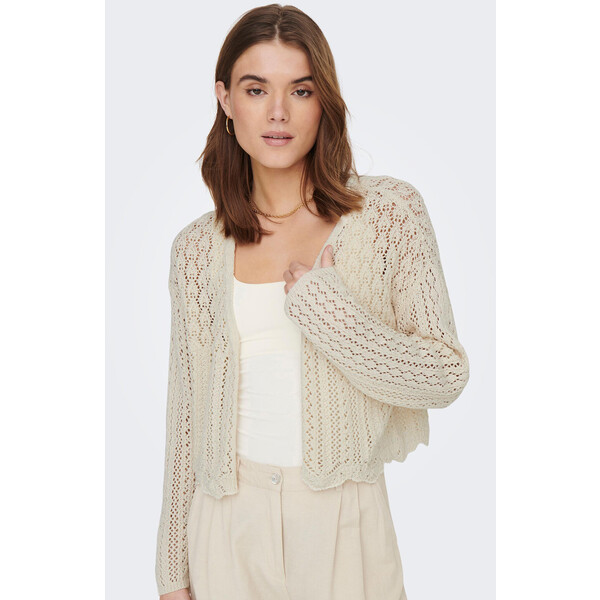 ONLY Kardigan Nola 15290744 Écru Relaxed Fit