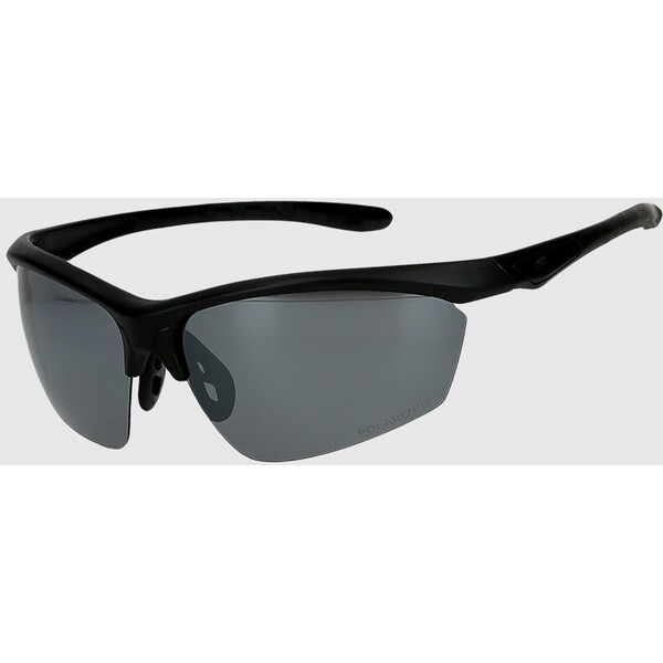 4F Okulary sportowe z powłoką lustrzaną - czarne