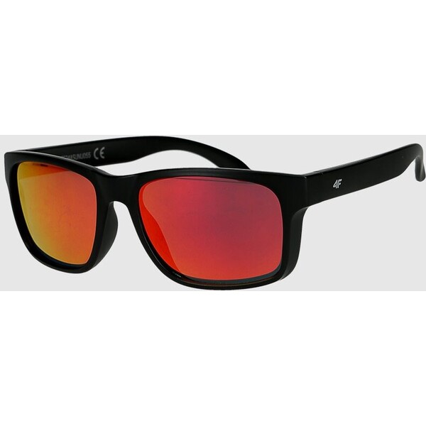 4F Okulary przeciwsłoneczne z powłoką lustrzaną - czarne