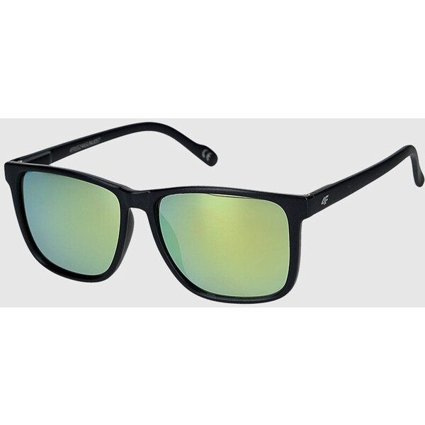 4F Okulary przeciwsłoneczne z powłoką lustrzaną uniseks - granatowe