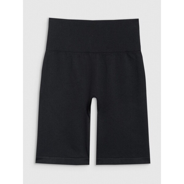 4F Legginsy kolarki treningowe bezszwowe damskie - czarne 4FWMM00TTIGF195-20S