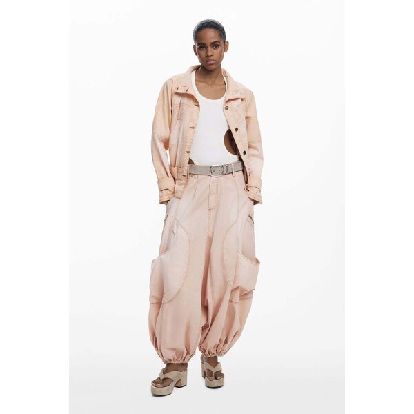 Desigual Kurtka jeansowa z golfem