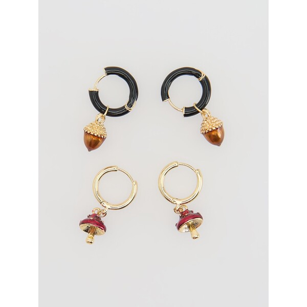 Reserved Zestaw kolczyków 2 pack 357FD-MLC