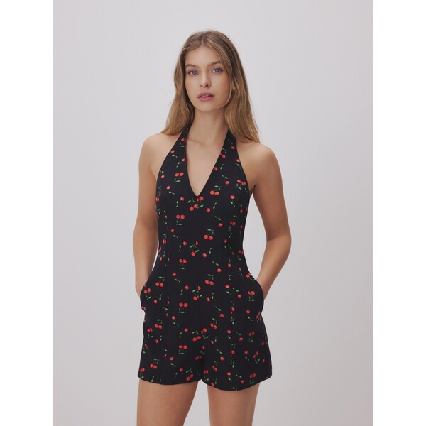 Reserved Krótki kombinezon z domieszką lnu 647EH-99X