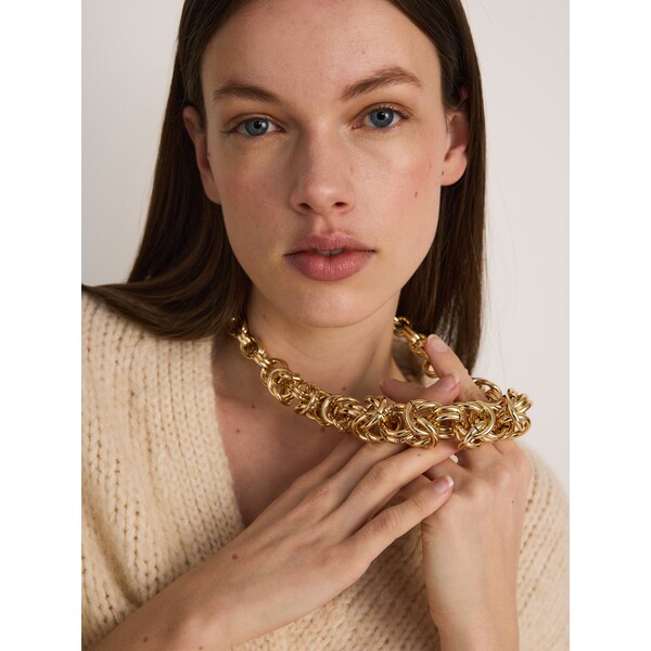 Reserved Masywny naszyjnik 836CO-GLD