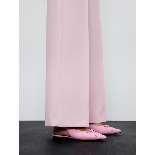 Reserved Skórzane baleriny z kokardką 289CR-30X