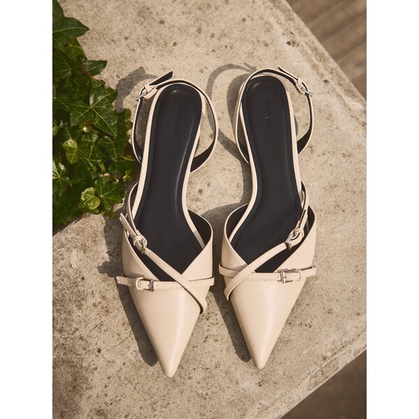 Reserved Baleriny z odkrytą piętą 362CP-00X