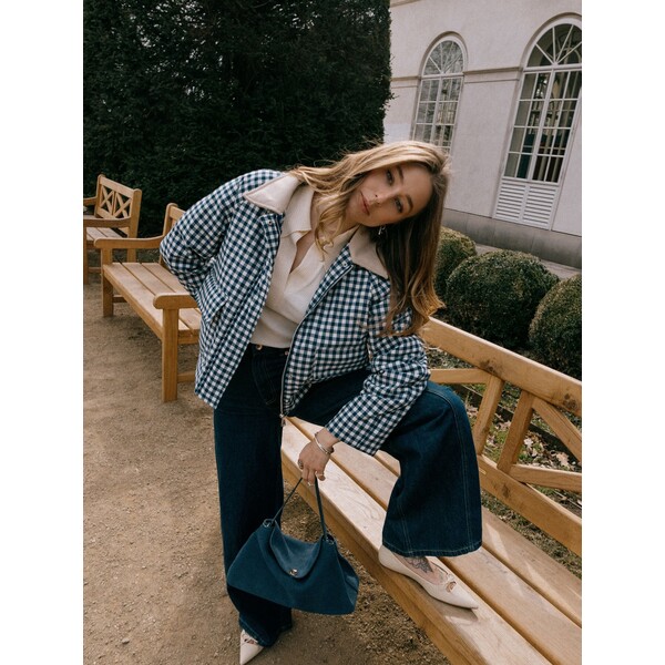 Reserved Skórzane baleriny z kokardką 191CQ-01X