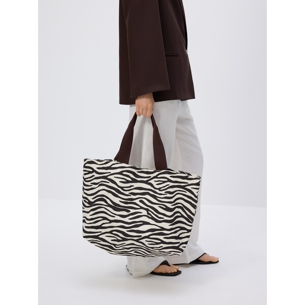 Reserved Płócienna torebka shopper 440CN-MLC
