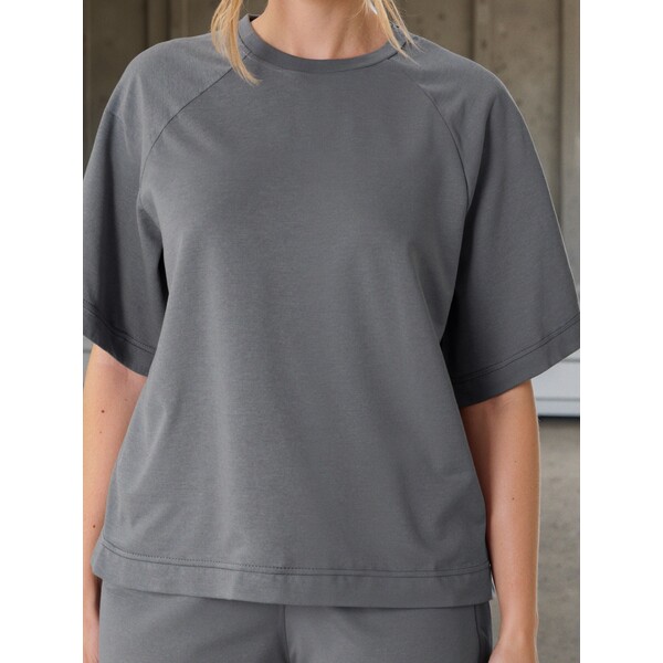 Sinsay Bluza z krótkim rękawem soft touch 468EG-95X