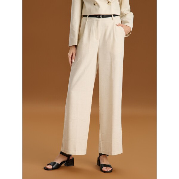 Sinsay Spodnie z paskiem YD037-02M