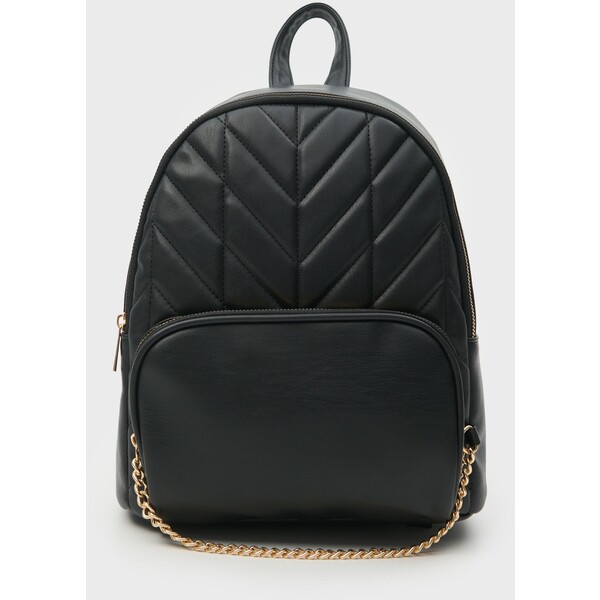 Sinsay Pikowany plecak z ozdobnym łańcuszkiem 556EK-99X