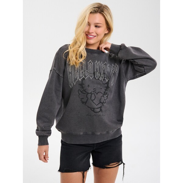 Sinsay Bluza z efektem sprania Hello Kitty 174DF-96X