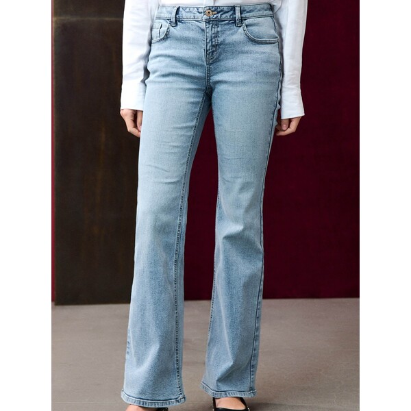 Sinsay Spodnie jeansowe flare 888EV-05J