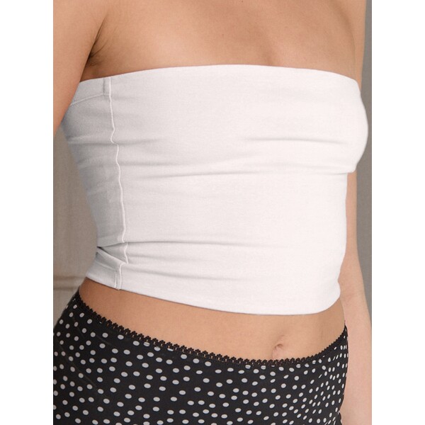 Sinsay Top typu bandeau w stylu basic 305AI-00X