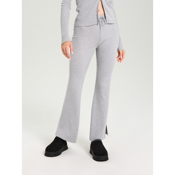 Sinsay Swetrowe spodnie z szerokimi nogawkami 182FK-09M
