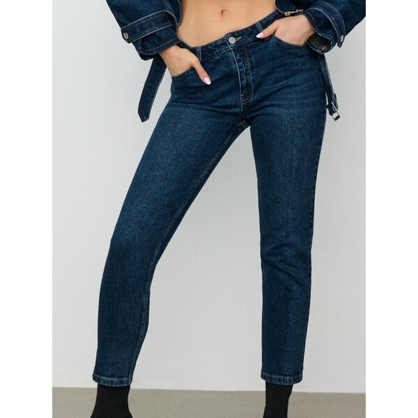 Sinsay Spodnie jeansowe mom comfort fit 868EV-59J