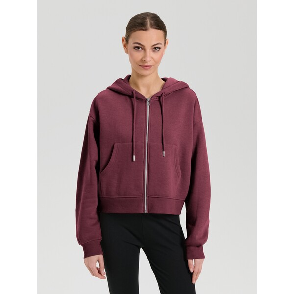 Sinsay Bluza z kapturem z zapięciem 969FI-83X