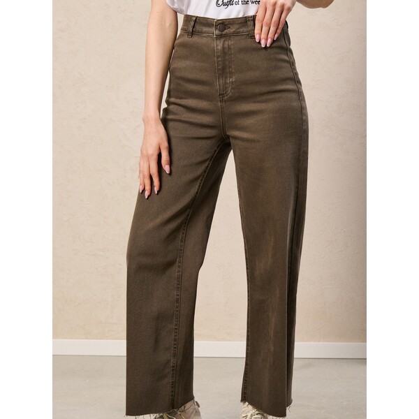 Sinsay Jeansy culotte z wysokim stanem 874EV-88J