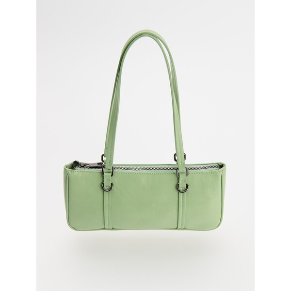 House Zielona torebka bagietka na długich rączkach 095EA-07X