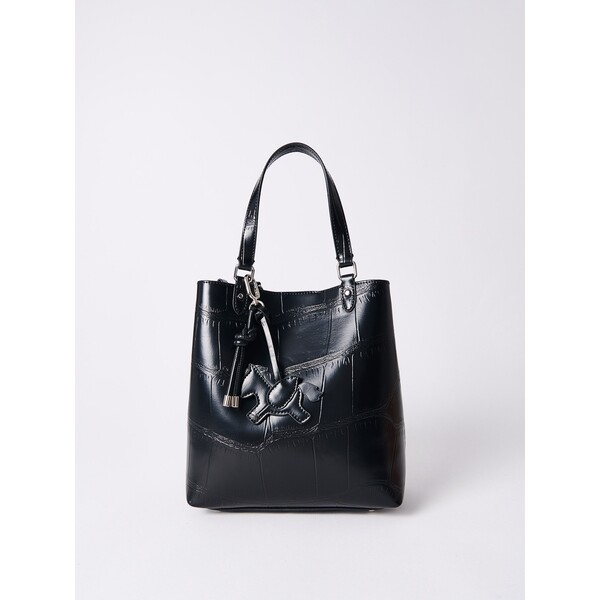 Mohito Czarna torba worek z brelokiem 684GK-99X