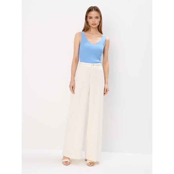 Mohito Prążkowany błękitny top 431DH-50X