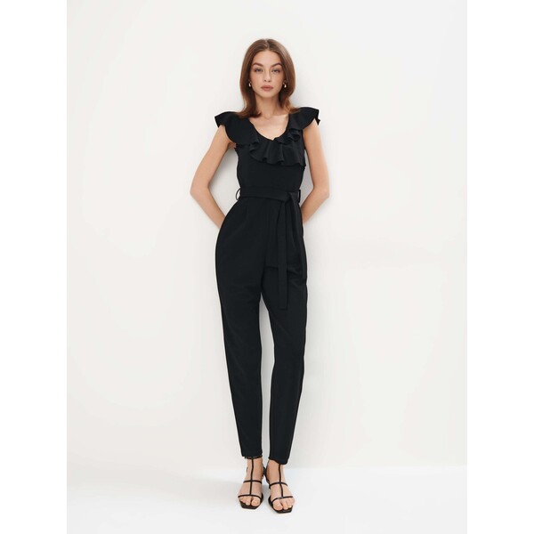 Mohito Czarny kombinezon z wiązaniem 972DH-99X
