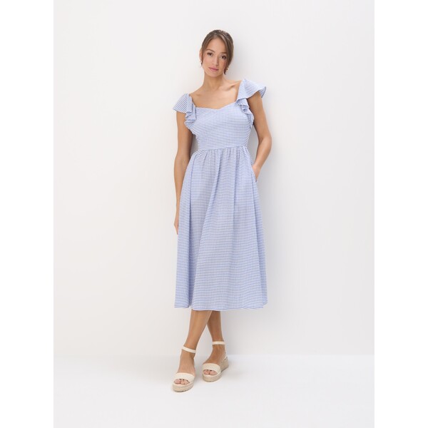 Mohito Niebieska sukienka midi 995DH-50P