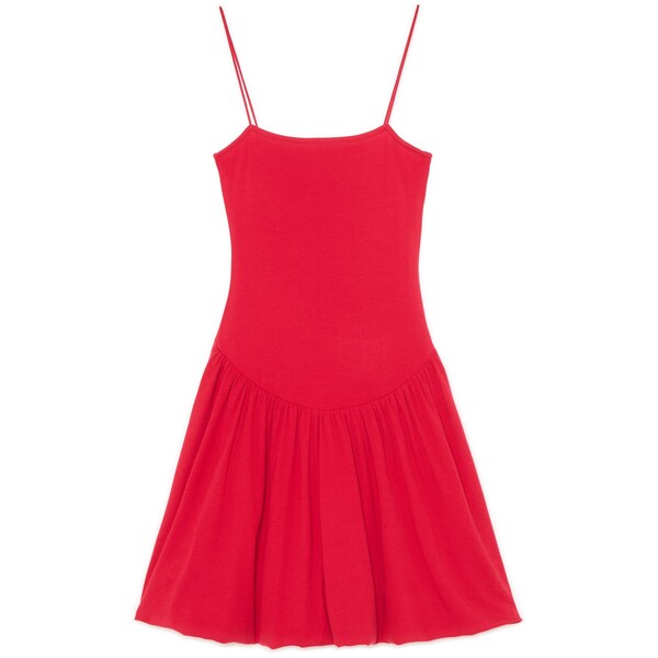 Cropp Czerwona sukienka z dołem typu bombka 480CT-33X