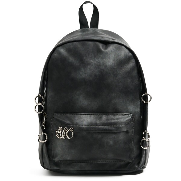 Cropp Czarny plecak z efektem sprania 603FX-99X