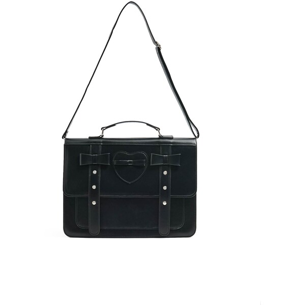 Cropp Czarna torebka w kształcie aktówki 708FX-99X
