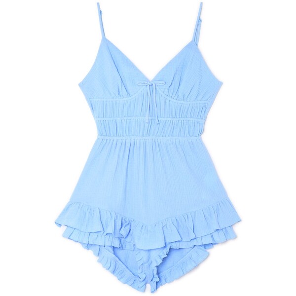 Cropp Krótki niebieski kombinezon 288CU-05X