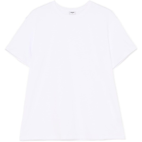 Cropp Biała koszulka oversize 013FM-00X