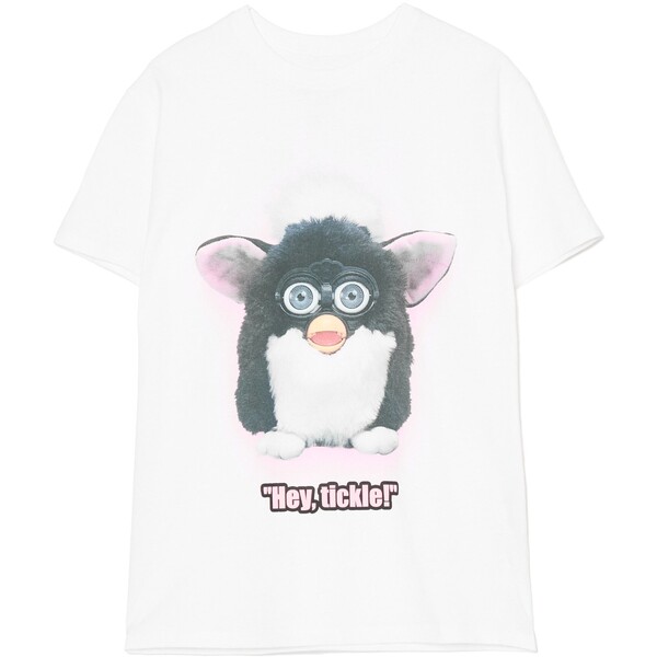 Cropp Biała koszulka Furby 000FM-00X