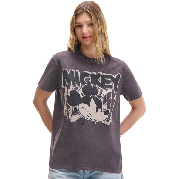 Cropp Koszulka z nadrukiem Myszki Miki 261CV-90M