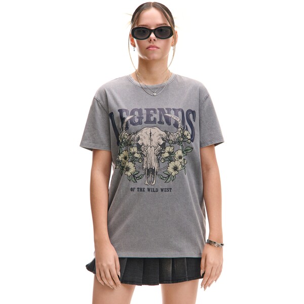 Cropp T-shirt z motywem dzikiego zachodu 720CU-09M