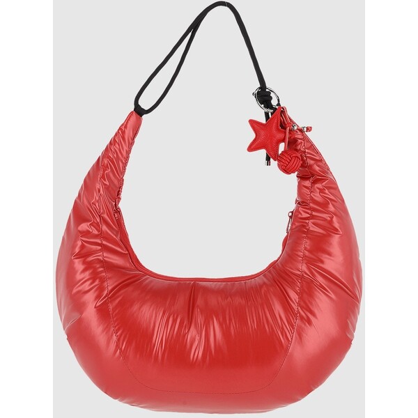 4F Torba hobo na ramię - czerwona