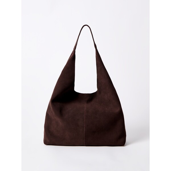 Mohito Skórzana ciemnobrązowa torebka 706GK-89X