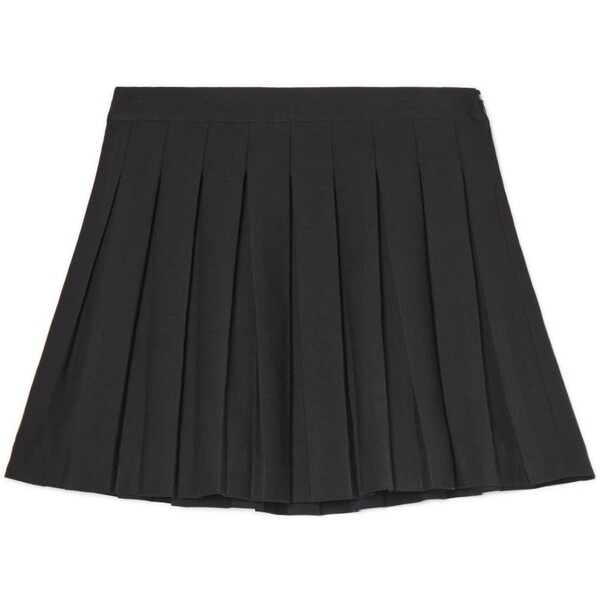 Cropp Czarna plisowana spódnica mini 378FL-99X
