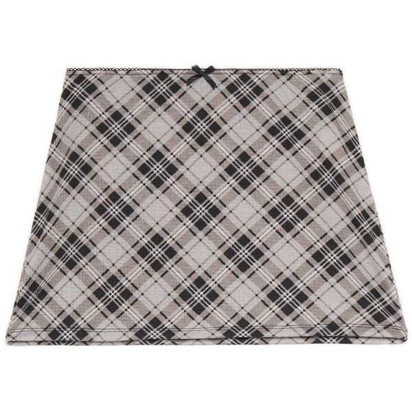 Cropp Szara spódnica mini w kratę 306CU-90M