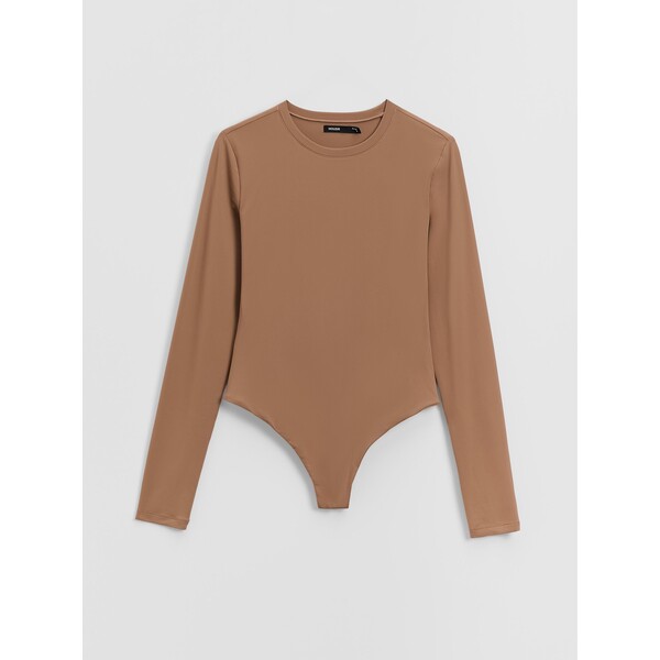 House Brązowe body ULTRAFLEX z długim rękawem 809GP-84X