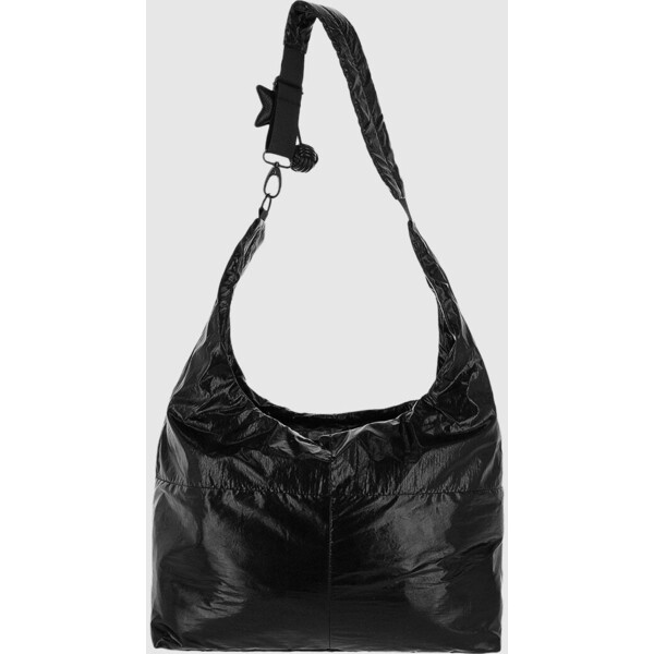 4F Duża torba na ramię - czarna