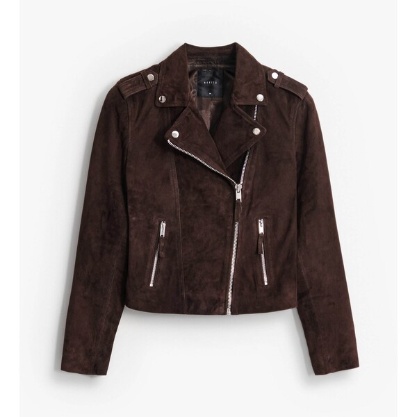 Mohito Skórzana brązowa ramoneska 706FH-89X